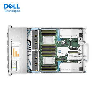 戴尔（DELL）R7525 机架式服务器AMD霄龙深度学习2*7542 64核128线程丨128G丨3*960G丨H755丨4090显卡