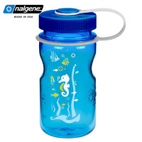 乐基因（nalgene）美国塑料水杯子男女暖手便携防漏随手杯耐高温 遨游大海 300ml