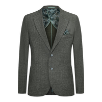 G2000【亚麻混纺】G2000男装SS24商场轻巧柔软舒适百搭休闲西服 墨绿色 46