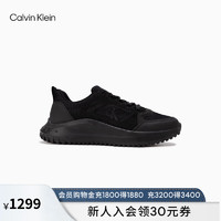 Calvin Klein Jeans24春夏男士简约轻便舒适网面厚底跑步运动鞋YM00905 0GT-太空黑 40