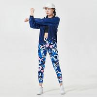 new balance NB奥莱女款迷彩花纹印花跑步运动舒适高腰紧身裤