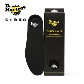 马丁（DR.MARTENS）Cushion Insole 柔软舒适透气黑色男女款鞋垫 黑色 36