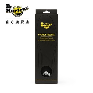 马丁（DR.MARTENS）Cushion Insole 柔软舒适透气黑色男女款鞋垫 黑色 36