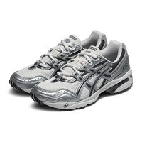 ASICS 亚瑟士 男女同款复古老爹鞋透气慢跑鞋运动鞋 GEL-1090 白色/银色 42.5