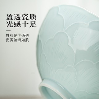 88VIP：景德镇 陶瓷国色天香中式国货餐具套装家用面碗汤碗饭碗8寸盘餐具