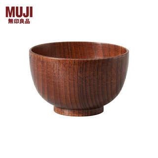 MUJI 無印良品 无印良品（MUJI）木制 汤碗 餐具 饭碗 原色 10.5cm /小