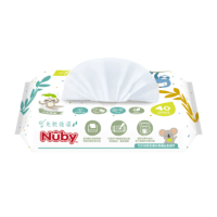 Nuby 努比 湿厕纸巾降解可冲马桶清洁家庭装洁厕纸40抽1包