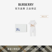 博柏利（BURBERRY）【】婴儿 马术骑士徽标三件套婴儿套装80831381 12M