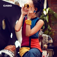 CASIO 卡西欧 [预售]卡西欧旗舰店LA670WGA复古方块时尚休闲小金表女官方正品