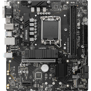 MSI 微星 i5 12600KF盒装搭微星B760M BOMBER DDR4主板CPU套装