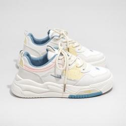 回力 小白鞋女春季2024新款百搭厚底配裙子鞋子女小众设计板鞋女鞋