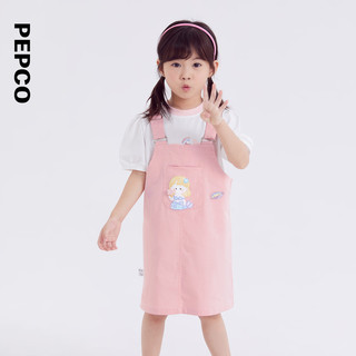 PEPCO 小猪班纳 童装2024夏装儿童裙子小童女童两件套裙宝宝幼童夏季 粉红 100cm