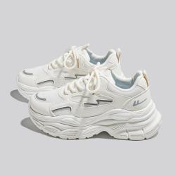 warrior回力时尚百搭休闲鞋女舒适低帮运动鞋厚底耐磨老爹鞋