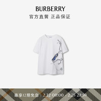 博柏利（BURBERRY）【】女装 Knight 配件棉质 T 恤衫80882151 S 骑士蓝80882151