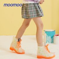 MooMoo 莫莫 美特斯邦威旗下Moomoo童装学院风青春女童格子童裙涂鸦糖果色半裙