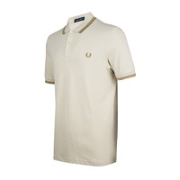 FRED PERRY 男麦穗刺绣全棉短袖polo衫男士2023秋季新款XY