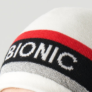 XBIONIC律动美丽诺羊毛反光条纹保暖冷帽 男女 X-BIONIC 22545 象牙白/红黑反光 均码