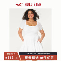 HOLLISTER24春夏心形领泡泡袖隐藏式衬裤连衣裙女 355919-1 白色 XS