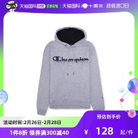 Champion 冠军草写logo连帽卫衣