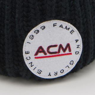 AC米兰 冬季帽子男女通用保暖毛线帽舒适中性针织帽时尚休闲百搭运动帽子