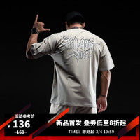 Monster Guardians运动短袖男 双色潮流宽松百搭落肩t恤