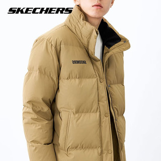 SKECHERS 斯凯奇 羽绒服男女士款冬季保暖加绒加厚外套  XL