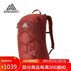 GREGORY 格里高利 ARRIO山野系列 户外运动旅行徒步实用双肩背包登山包 22L-红色