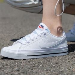 nike耐克女鞋小白鞋court低帮时尚耐磨板鞋运动休闲鞋偏小半码