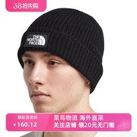 北面 美版LOGO男女防风保暖针织毛线帽Beanie