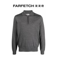 CANALI 男士长袖羊毛polo衫FARFETCH发发奇