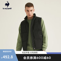 乐卡克（Le coq sportif）法国公鸡男士秋冬保暖鸭绒运动羽绒服背心CB-2805224 黑色 L