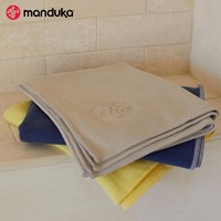 Manduka eQua绒面纤维柔软亲肤吸汗速干瑜伽垫布铺巾防滑瑜伽手巾