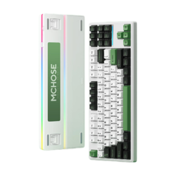 MCHOSE 迈从 K87 87键 三模机械键盘 仲夏绿 风信子轴 RGB