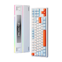 MCHOSE 迈从 K87 87键 三模机械键盘 落日橙 琉光冰淇淋轴 RGB