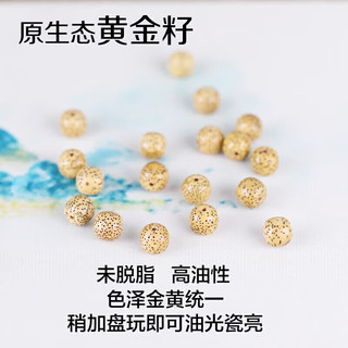 豆蔻时光精品11x10mm原生态黄金籽星月菩提子手串文玩佛念珠手链男女士款