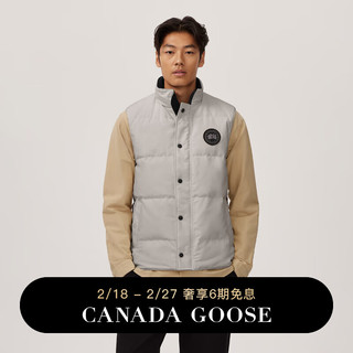 加拿大鹅（Canada Goose）Garson男士黑标羽绒马甲经典升级 2081MB 432 石灰色 XL