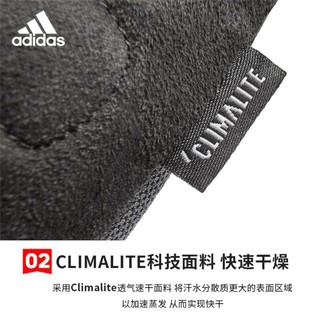 adidas 阿迪达斯 运动健身手套运动护防半指男女器械训练引体向上单杠锻炼专用