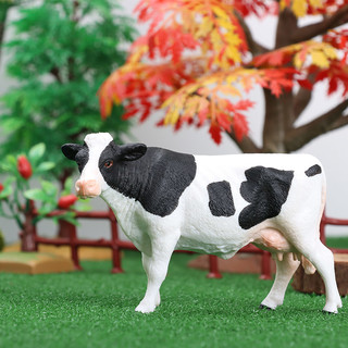MECHILE 玛奇乐 仿真牧场动物模型玩具套装农场家禽宝宝认知启蒙儿童 奶牛