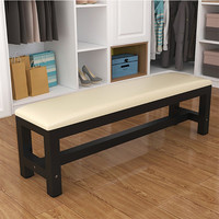 AEY床尾凳房更衣室软包沙发凳商超试换鞋凳  长150*宽35*高45 150*35*45单层款