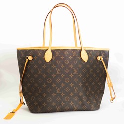 LOUIS VUITTON 路易威登 中古95新LV菜篮子neverfull单肩/手提包/植鞣革内里更新