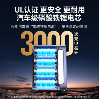 绿联（UGREEN）笔记本充电宝300W快充 48000毫安时大容量PD140W功率移动户外电源 适用苹果华为电脑手机