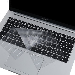 优微客 适用华为MateBook D14/D14 SE 2024/2023款键盘膜屏幕膜保护膜电脑包 高透TPU键盘膜 MateBook D15丨15.6英寸