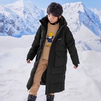 Souhait 水孩儿 童装秋冬男童女童羽绒服三防加长滑雪运动拜年服