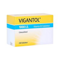 Merck 默克 欧洲直邮德国药房VIGANTOL维生素D3补VD1.000IE钙吸收早产儿200粒