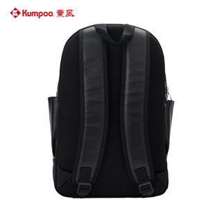 薰风（KUMPOO）2024羽毛球包 幻彩时尚潮酷大容量多功能熏风运动双肩包 KB-423 黑色