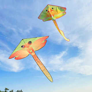 飞尔顿运动风筝户外风筝大型2024儿童成人户外大型线盘含线板 1.1米国风黄色蜻蜓+100米线轮