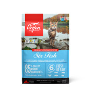 Orijen 渴望 加拿大进口成猫幼猫通用无谷六种鱼猫粮1.8kg