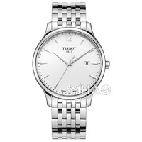 TISSOT 天梭 全球联保TISSOT天梭俊雅系列石英手表钢带男表T063.610.11.037.00