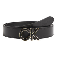 卡尔文·克莱恩 Calvin Klein 凯文克莱 女士黑色牛皮腰带皮带