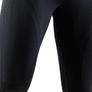 XBIONIC聚能加强4.0 滑雪保暖速干衣 功能内衣运动户外 压缩衣 七分裤：黑色 XXL